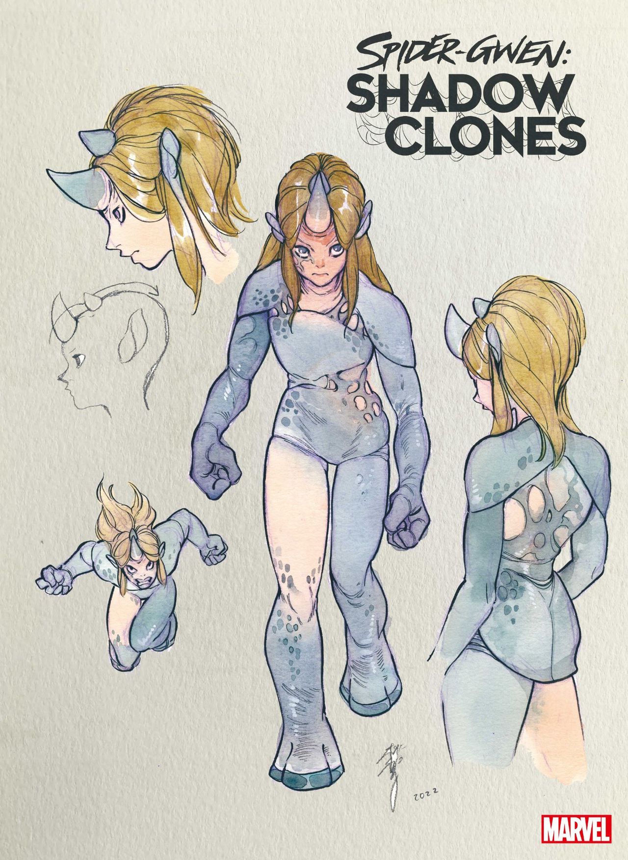 Spider-Gwen: Shadow Clones Peach Momoko variant covers