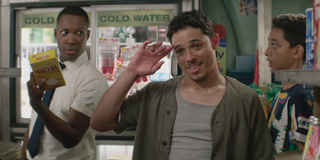 Corey Hawkins and Anthony Ramos in the In The Heights bodega