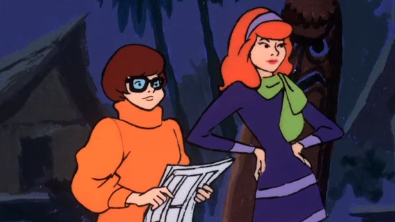 Velma and Daphne in classic Scooby-Doo