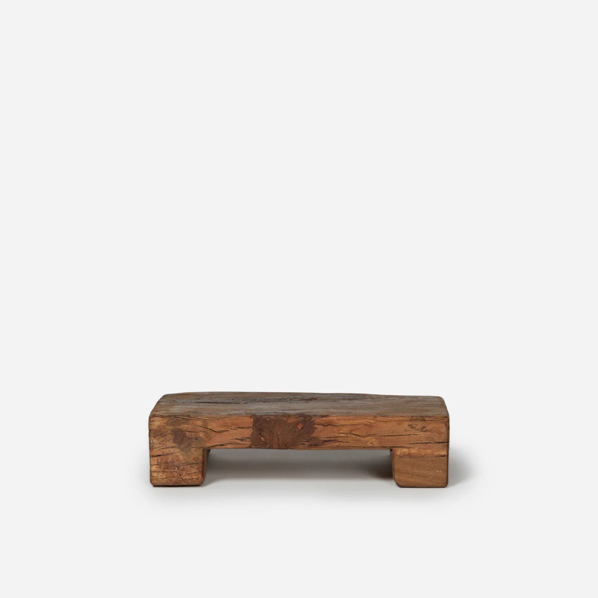 Found Natural Wood Pedestal