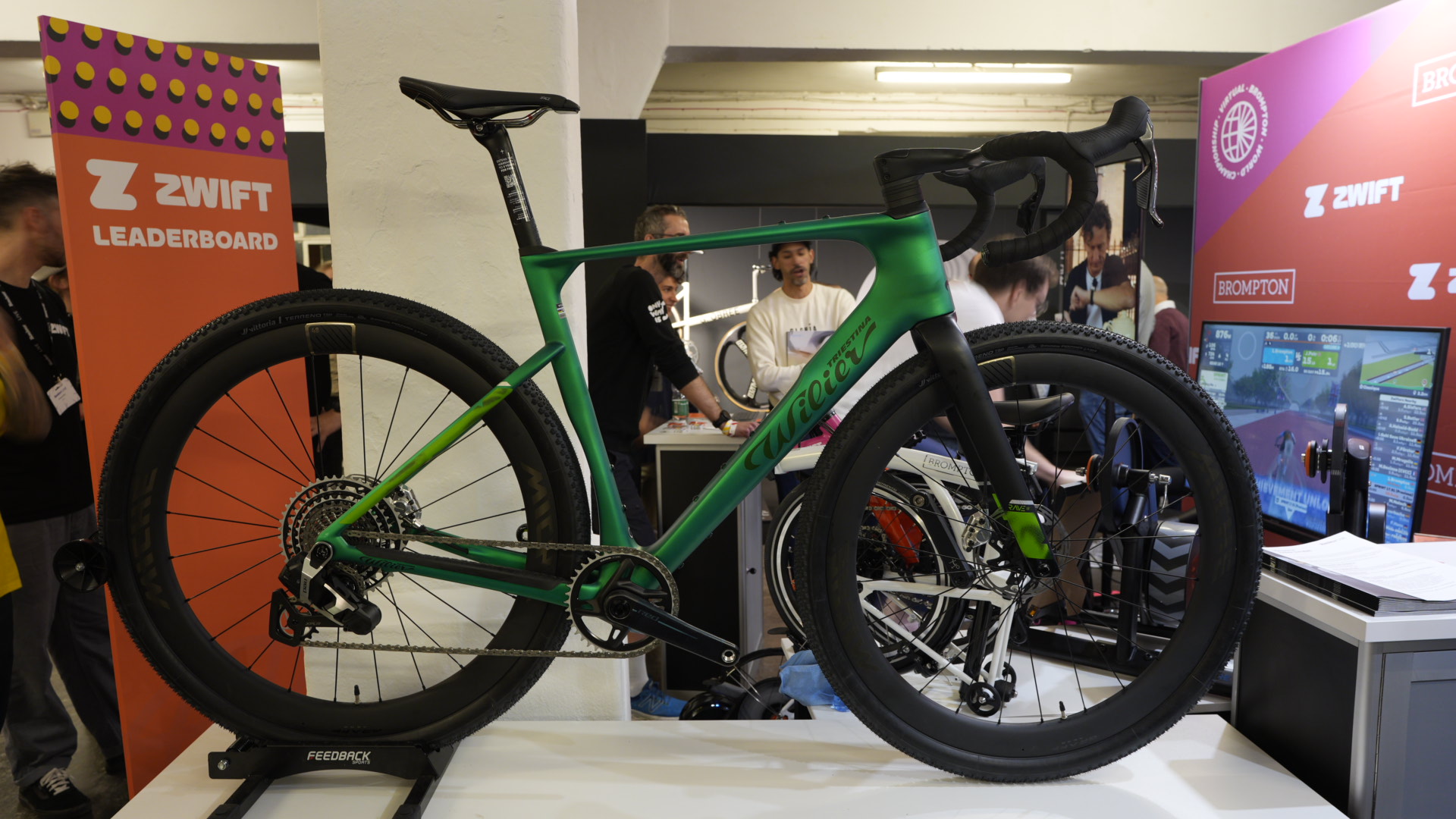 close up details of expensive bikes