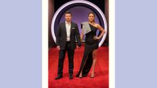 Hosts Nick and Vanessa Lachey at the Love Is Blind season 4 reunion