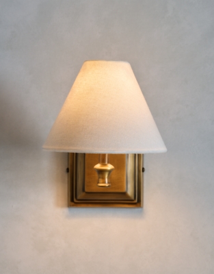 Harris Rechargeable Wall Light &amp;ndash; Antique Brass | the White Company