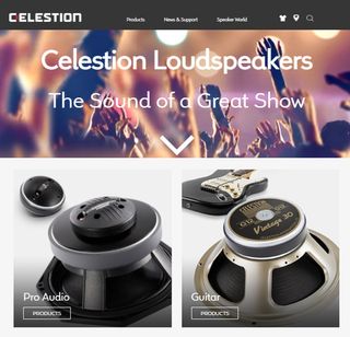 Celestion Launches New Website
