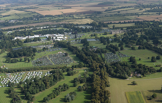 Camping at Burghley Horse Trials
