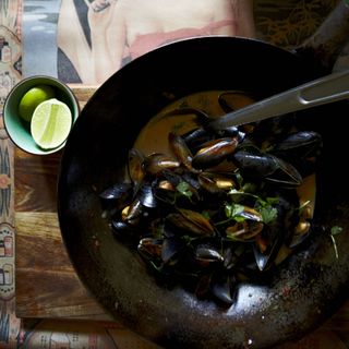 Mussels Cooked in Beer with Chilli Jam recipe