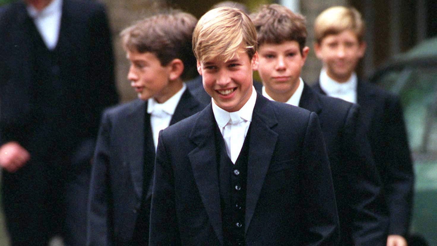 Prince William at Eton in 1995