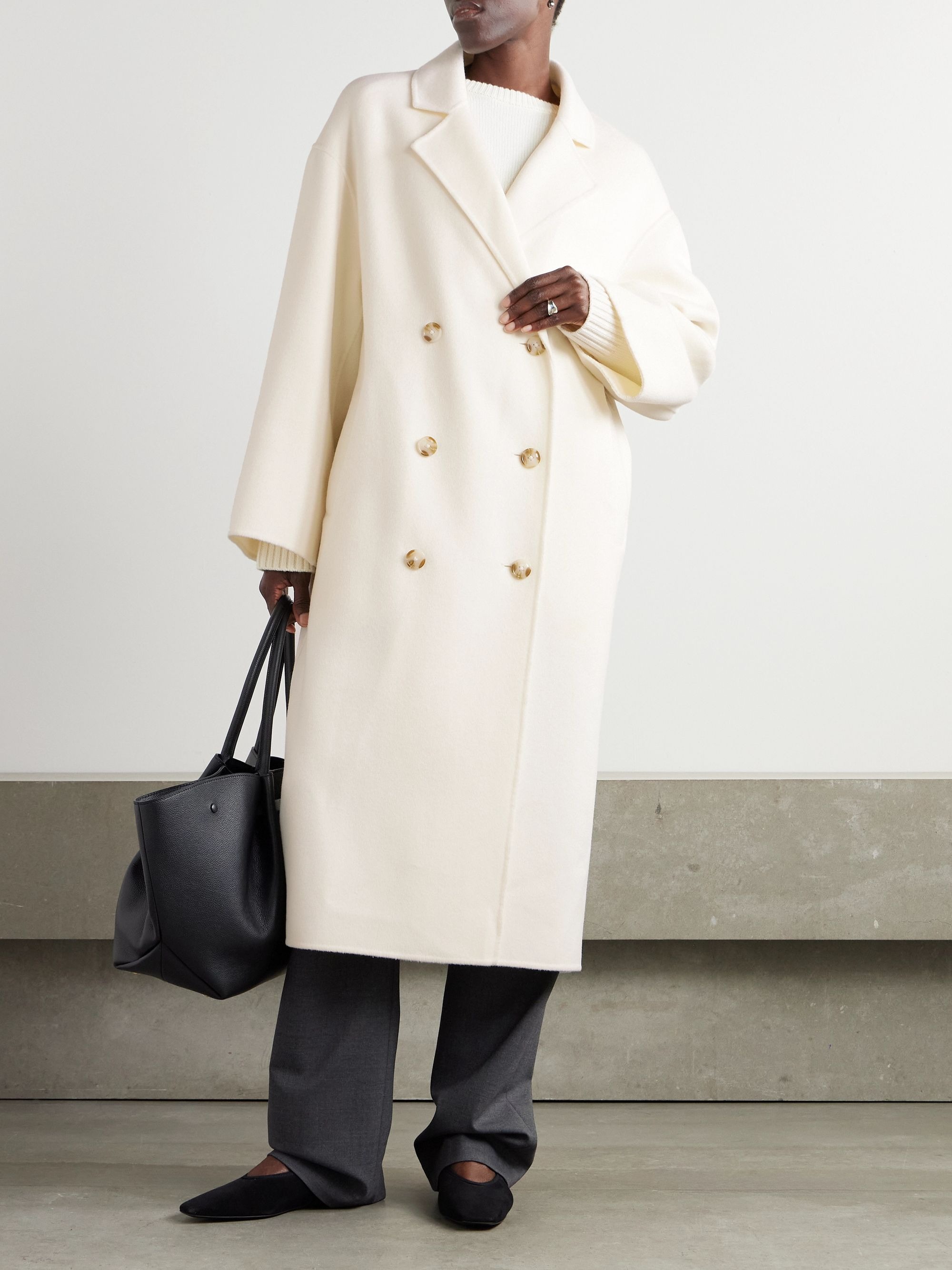 Loulou de Saison, Borneo Double-Breasted Wool and Cashmere-Blend Coat