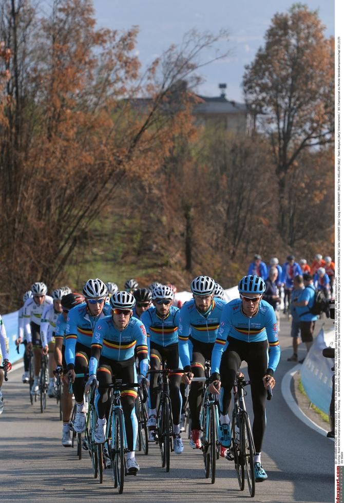 Will the Belgians be on the front this much during the race?