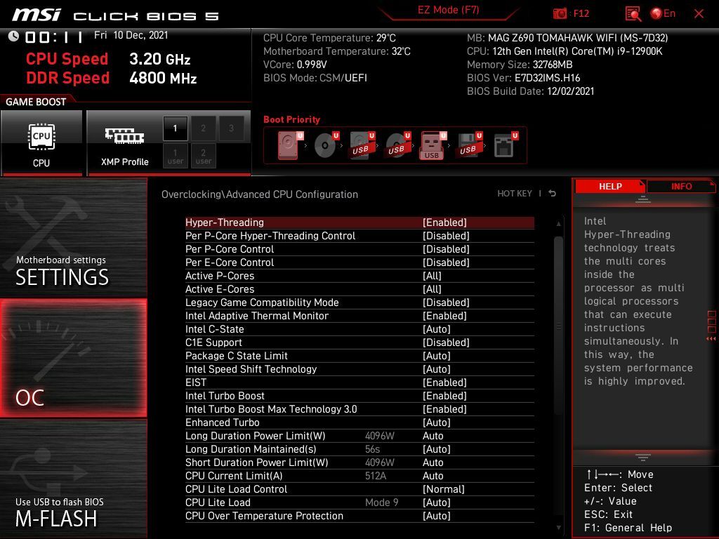 MSI MAG Z690 Tomahawk WIFI