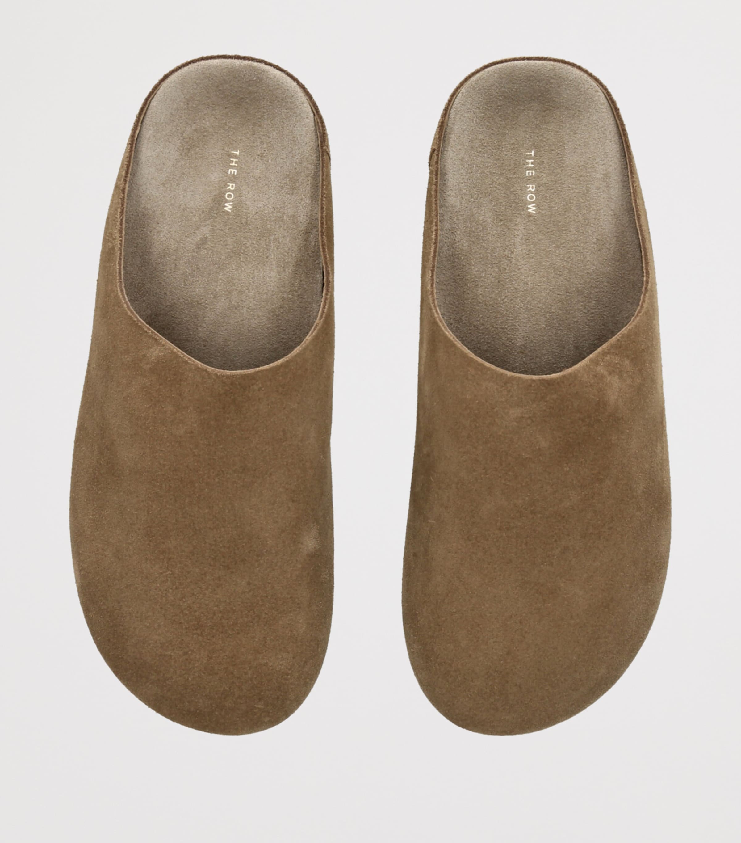 The Row Hudson Suede Mules