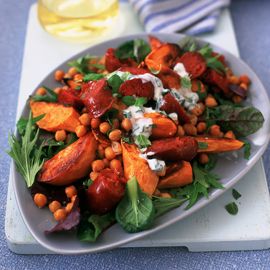 Chorizo and sweet potato salad-salad recipes-woman and home