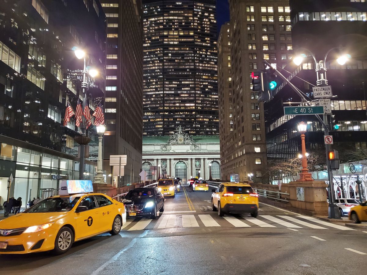 Grand Central Station building clock photo