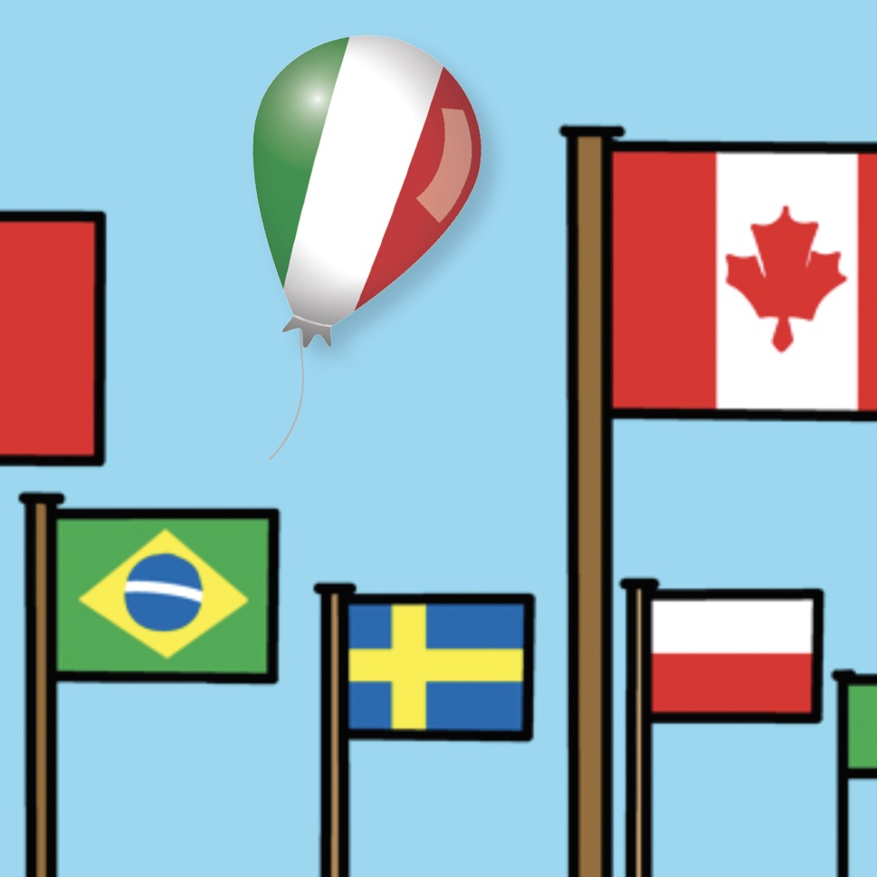different flags