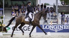 Tim Price and Vitali were the highest-scoring combination on day two of dressage at Luhm&uuml;hlen Horse Trials, putting them into provisional third place in the results after dressage.