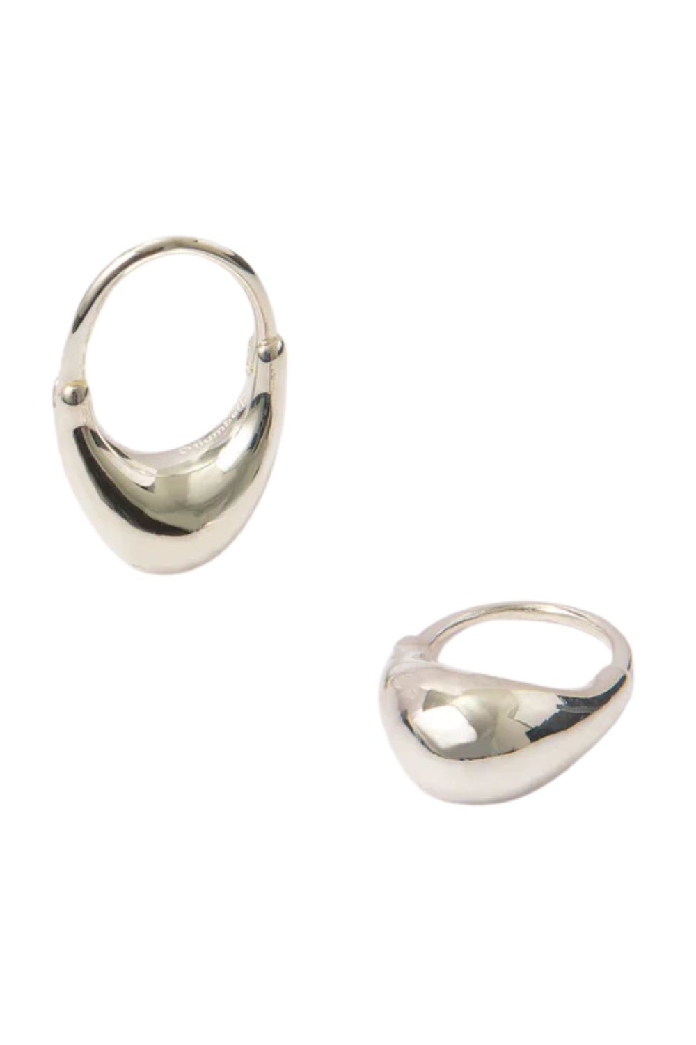 Otiumberg Small Roscida Drop Hoops