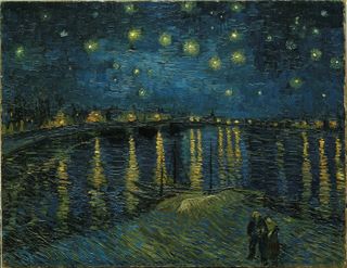 Vincent van Gogh 'Starry Night over the Rhône', 1888. Oil on canvas, 72.5 × 92 cm. Musée d’Orsay