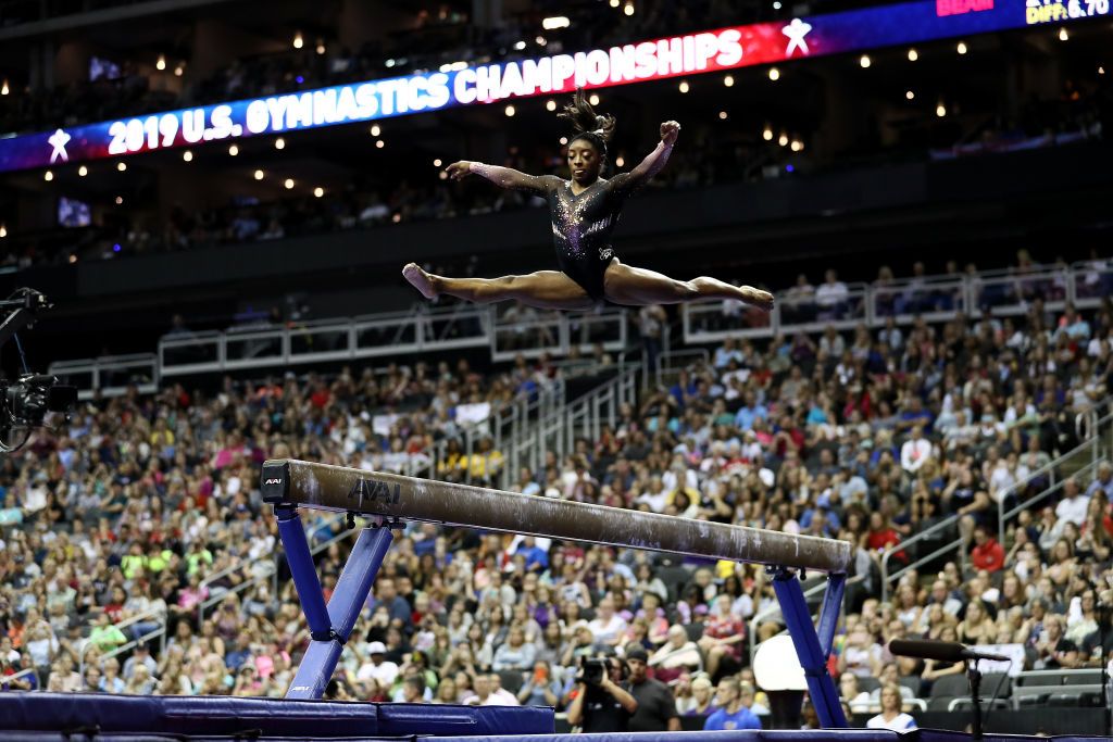 Simone Biles wins her sixth U.S. title