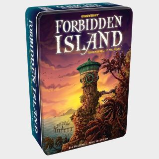 Forbidden Island box on a plain background