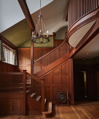 Norney Grange grand staircase