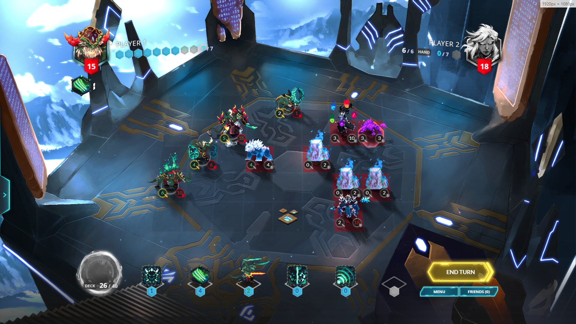 Duelyst 2 cards tactics game