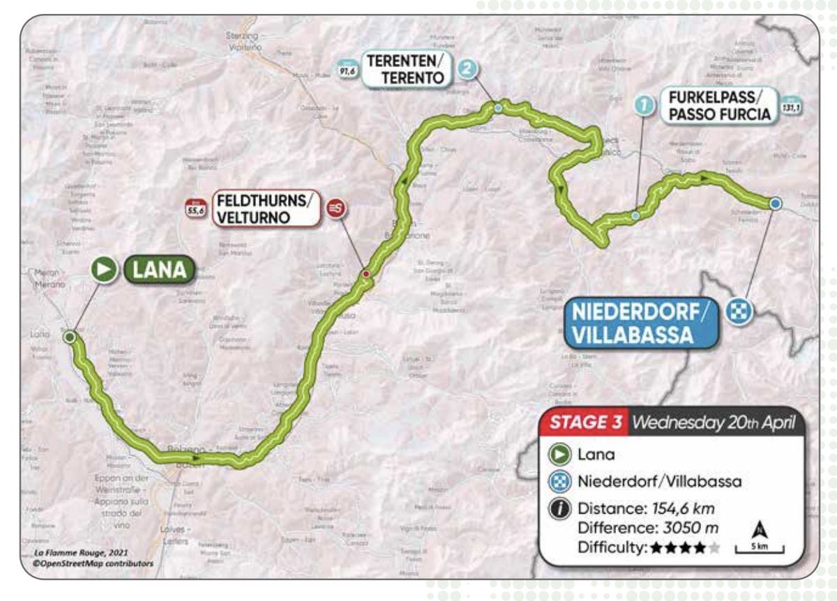 Stage 3 route map