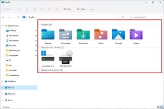 Windows 11 File Explorer new icons