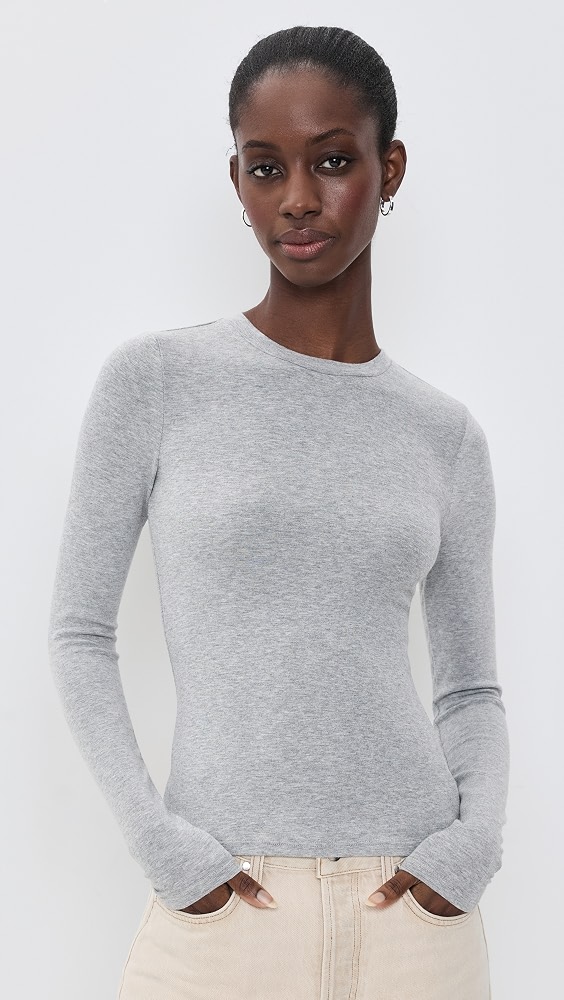 The Heritage Tee - Heather Grey
