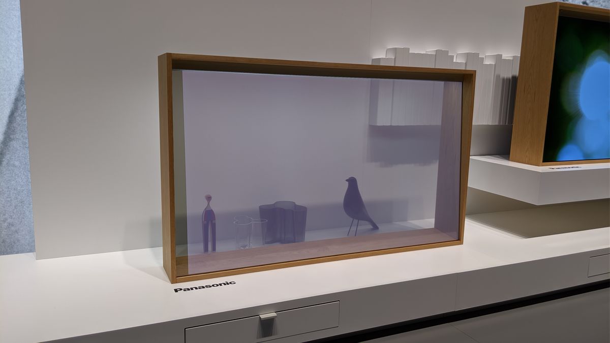 Panasonic’s Stunning Transparent OLED TV Looks Like a Piece of Art