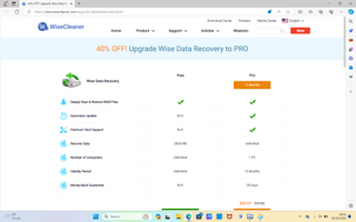 Wise Data Recovery software screenshots