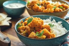 Carrot and cauliflower curry