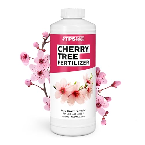Cherry Tree Fertilizer &amp;ndash; Liquid Plant Food for More Blossoms, Better Fruit Set &amp;amp; Stronger Roots, 32 Oz