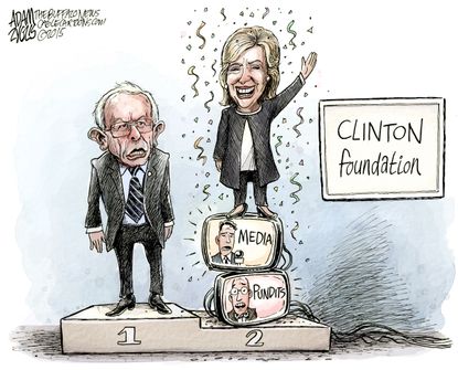 Political cartoon U.S. Hillary Clinton Supporters
