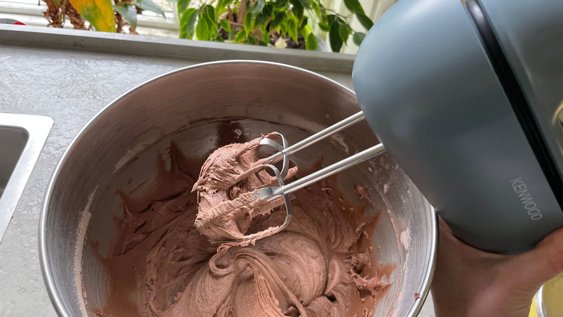 Cake mix made with Kenwood GO Hand Mixer