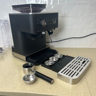 KitchenAid semi automatic coffee machine testing at home