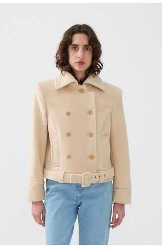 Shoulder Pad Short Coat