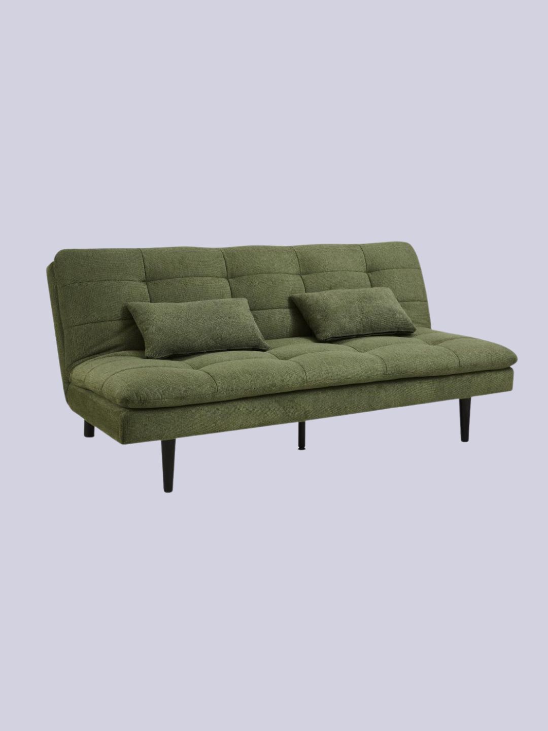 Wayfair, George Oliver Warick Sage Green Linen Fabric Sofa Bed