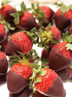 Chocolate-dipped strawberries