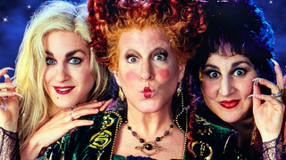 Sarah Jessica Parker, Bette Middler, and Kathy Najimy in Hocus Pocus.