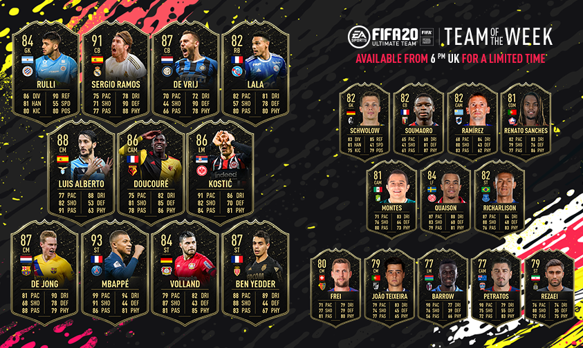 FIFA 20 TOTW 22