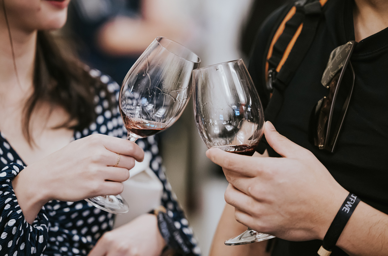 Riedel glasses at DFWE 2025 Singapore