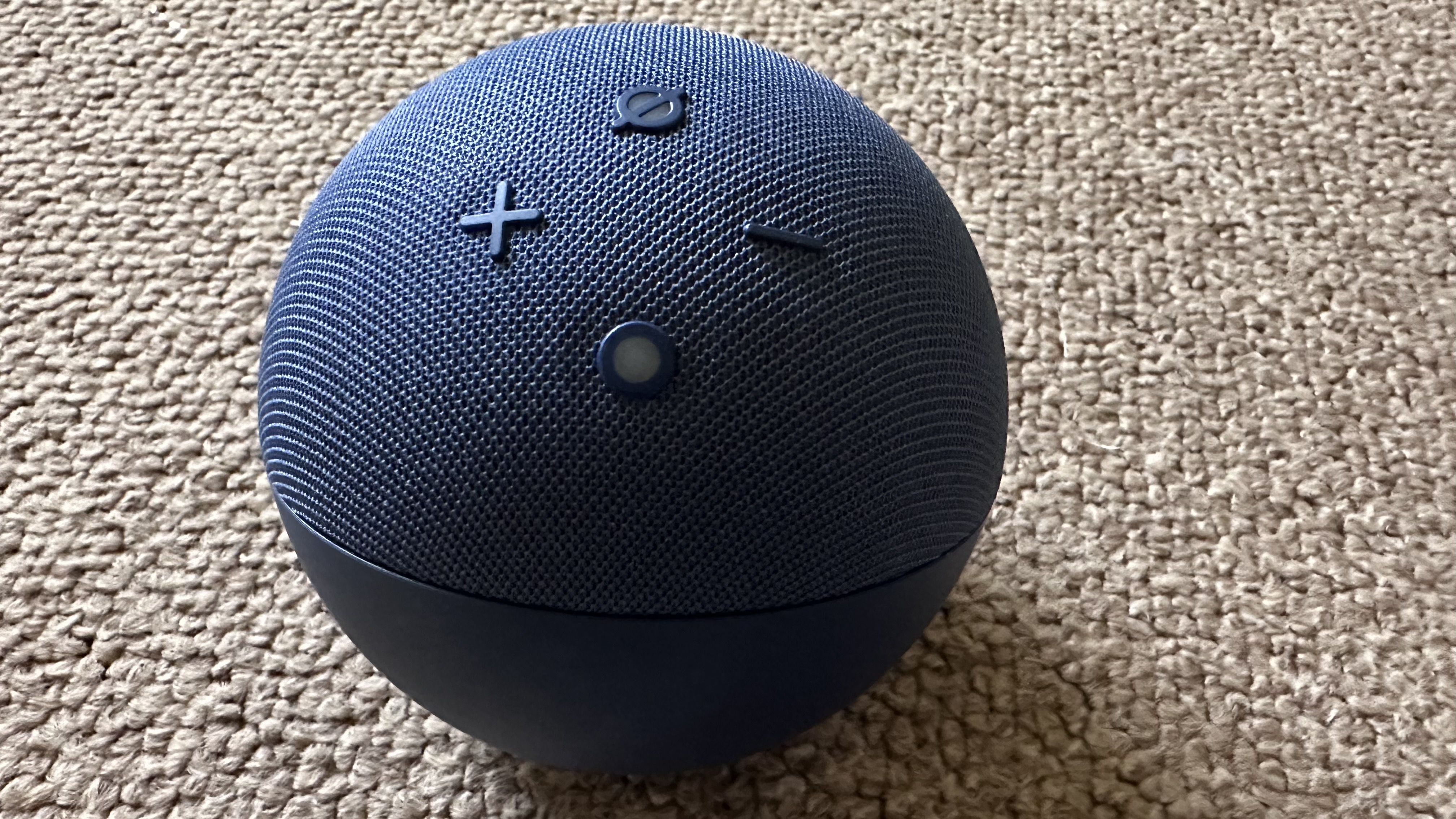 Close up of Amazon Echo Dot (5th gen)