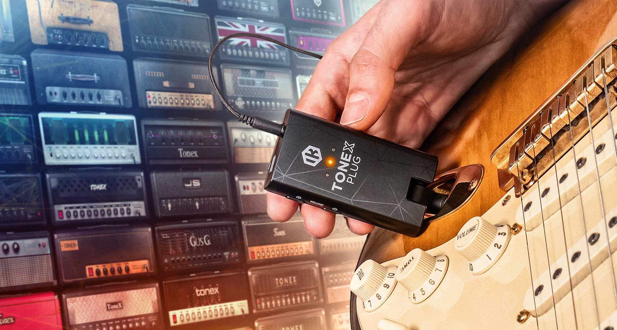 IK Multimedia Tonex Plug: the new headphones amp is fully compatible with the brand's state-of-the-art modelling platform, giving players the opportunity to play anywhere, anytime, and access thousands of different tones while doing so.