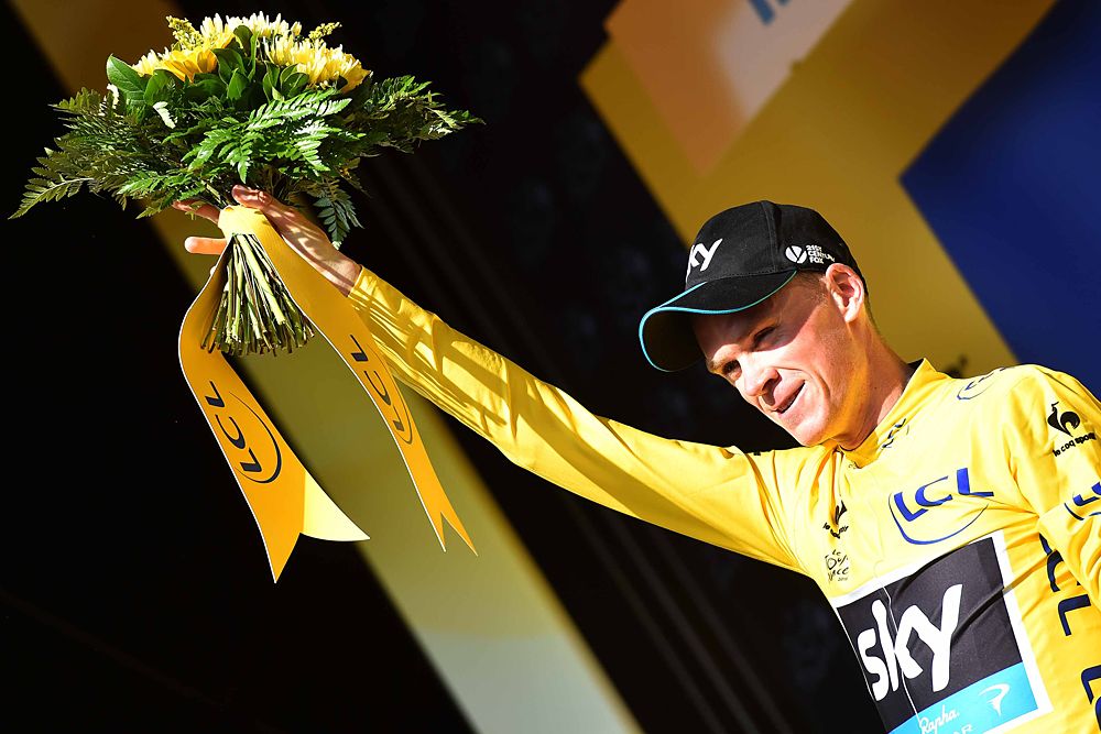 Chris Froome (Team Sky) spends another day in yellow