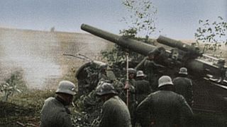 German guns firing in Greatest Events Of World War II
