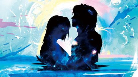 Final Fantasy 10 house grooves album cover silhouette