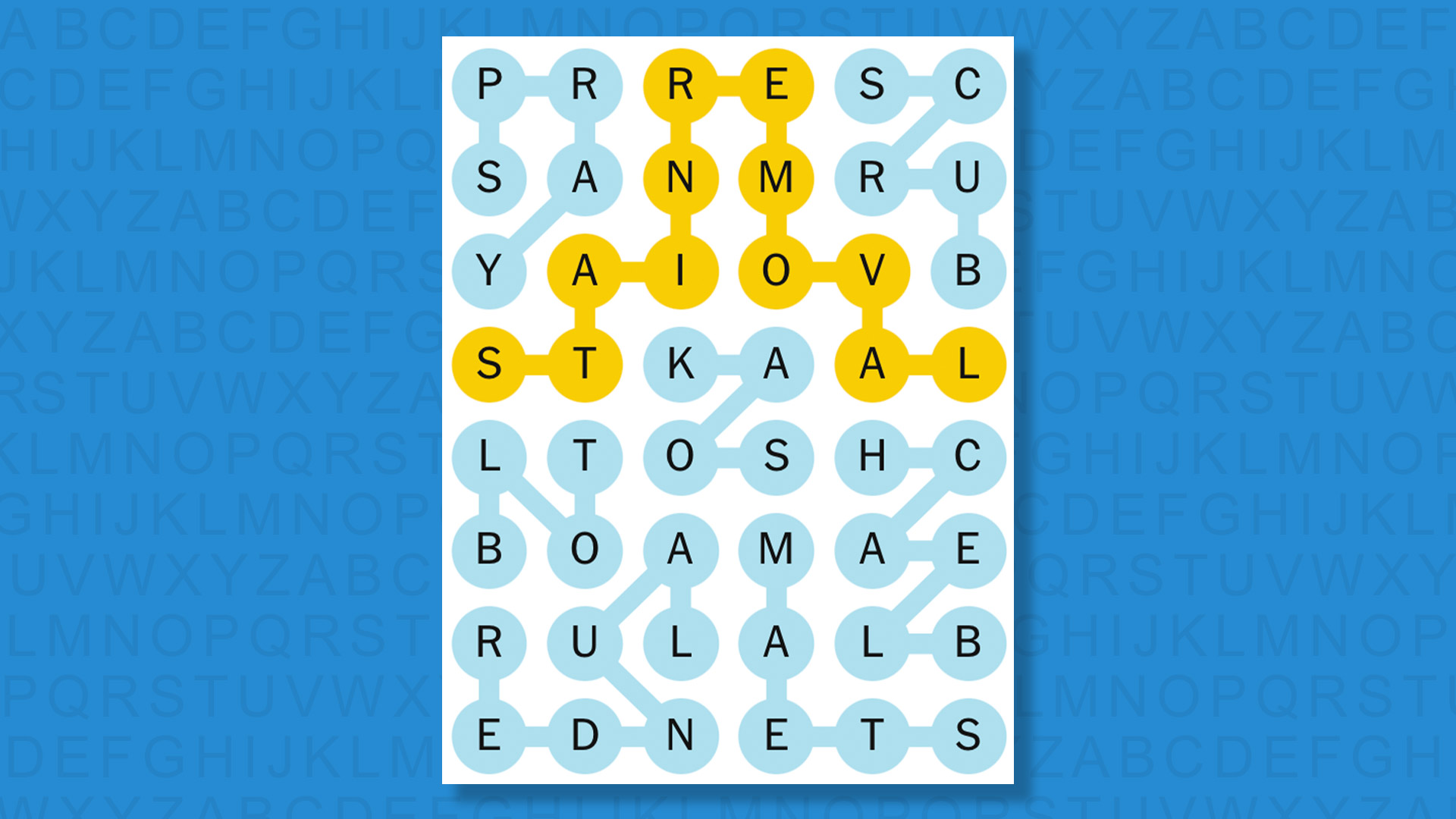 NYT Strands answers for game 620 on a blue background