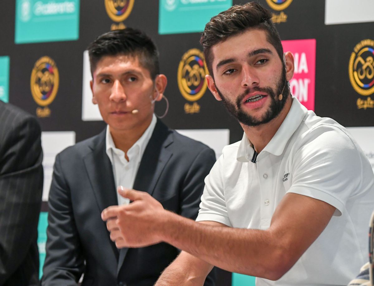 Nairo Quintana and Fernando Gaviria