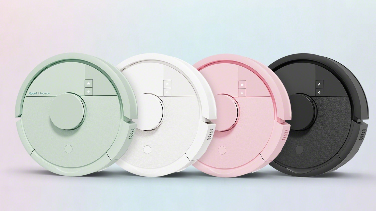 The Roomba Mini in all four colors