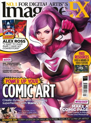 Create dynamic and compelling superheroes in the new issue of ImagineFX.